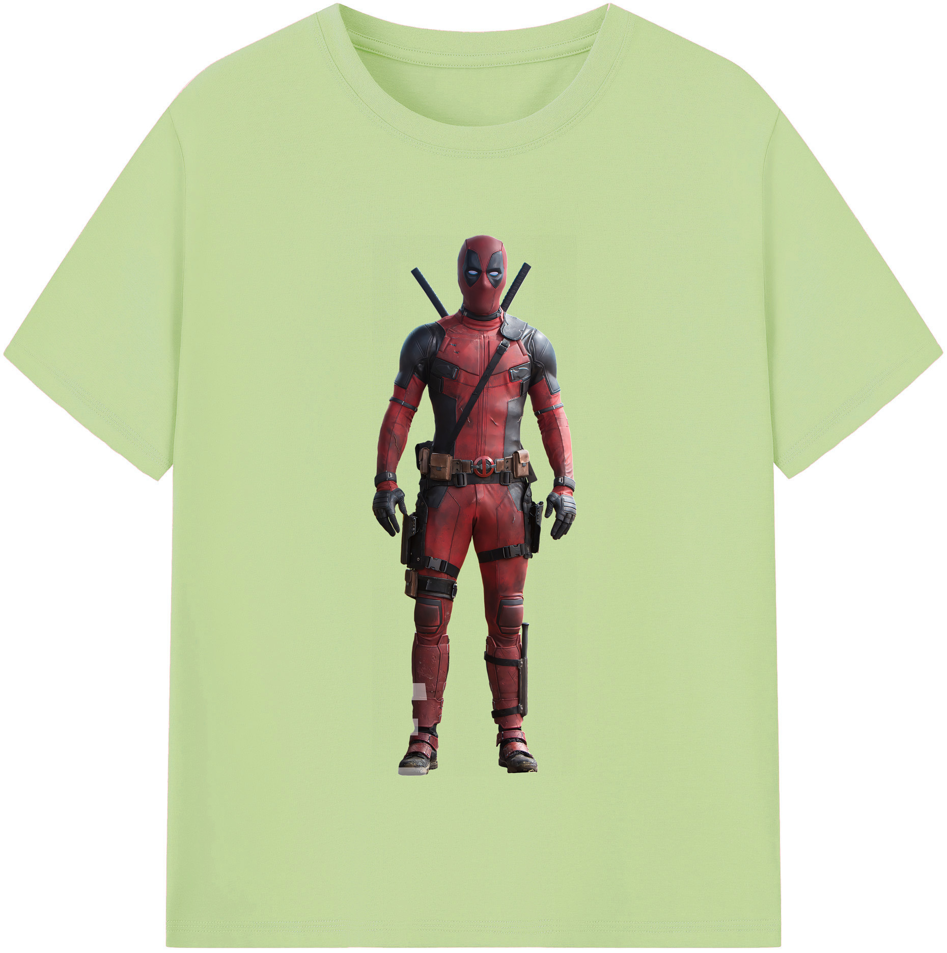 （画像用） Deadpool デッドプール 綿100％半袖Tシャツ（フロントプリント）